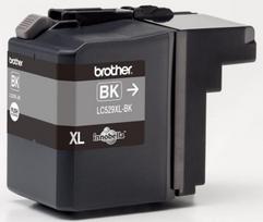 rasalai spausdintuvo - Rašalinio spausdintuvo kasetė Brother LC529XLBK Cartridge Black - 2 nuotrauka