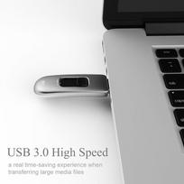 2gb usb flash - Silicon Power Marvel M70 32GB Silver (Sidabrinis) - 5 nuotrauka