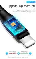 apple laidu - Usams U18 Flexi PVC USB To Apple Lightning Cable 1m Black - 4 nuotrauka