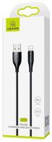 apple laidu - Usams U18 Flexi PVC USB To Apple Lightning Cable 1m Black - 6 nuotrauka