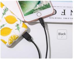 8pin - Usams Ice Cream Durable-Soft USB To Apple Lighting Cable 1m Black - 2 nuotrauka