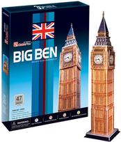 3d puzzle big ben - 3D dėlionė: Big Ben (su LED apšvietimu) - 2 nuotrauka