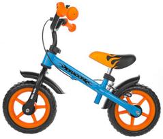 Vaikiškas dviratis Milly Mally Dragon Bike Race With Brakes Blue / Orange 1452
