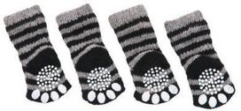 suns kojines - Karlie Flamingo Doggy Socks S Black/Grey - 1 nuotrauka