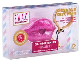 S.W.A.K. raktų pakabukas su garsu Pink Glitter Kiss, 4116