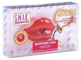 S.W.A.K. raktų pakabukas su garsu Red Glitter Kiss, 4115