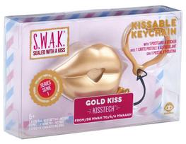 S.W.A.K. raktų pakabukas su garsu Matte Gold Kiss, 4114