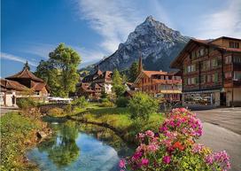 puzzle 2000 - Trefl Puzzle Alps In The Summer 2000pcs 27089 - 2 nuotrauka