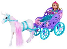 SPARKLE GIRLZ lėlės rinkinys karališkasis žirgas su karieta, 24734