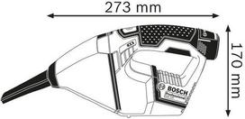 siurblys rankinis bosch - Bosch GAS 10.8V LI Cordless Vacuum Cleaner without Battery - 2 nuotrauka