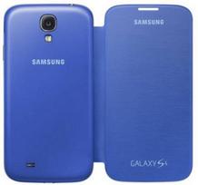 samsung galaxy s4 deklas - Samsung Galaxy S4 Flip Cover Blue Bulk - 2 nuotrauka