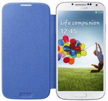samsung galaxy s4 deklas - Samsung Galaxy S4 Flip Cover Blue Bulk - 5 nuotrauka