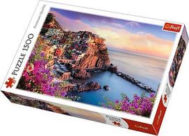puzzle 1500 - Trefl View of Manarola 1500pcs 26137 - 2 nuotrauka