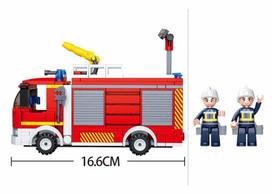 sluban m38 - Sluban FireConventional Pumper 343pcs M38-B0626 - 4 nuotrauka