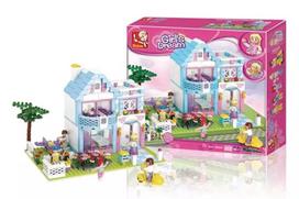 sluban konstruktoriai - Sluban Girls Dream Villa 539pcs M38-B0535 - 3 nuotrauka