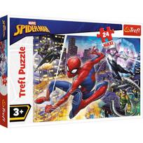 zmogaus voro delione - Trefl Maxi Puzzle Marvel Spiderman 24pcs - 2 nuotrauka
