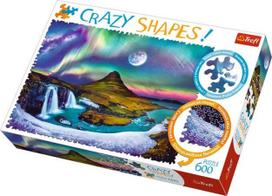 Trefl Crazy Shapes Aurora Over Iceland 600pcs 11114T