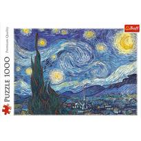 puzzle deliones 1000 - Trefl Puzzle Van Gogh Vincent: Starry Nigh 1000pcs 10465T - 2 nuotrauka