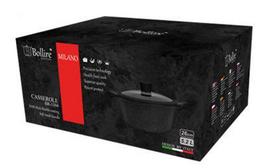 puodas bollire milano br 1102 - Bollire Milan Casserole D26cm 5.2l Black - 3 nuotrauka