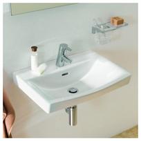 praustuvas 60 42 - Laufen Pro Nordic 600x420mm Washbasin White - 2 nuotrauka