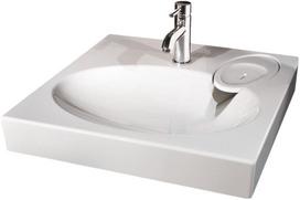Paa Claro 600x600mm Washbasin White with Fixings