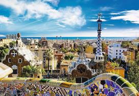 puzzle 1500 - Trefl Puzzle Park Guell Barcelona 1500pcs 26147 - 2 nuotrauka