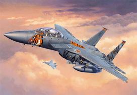 revell konstruktoriai - Revell Model Set F 15E Strike Eagle 1:144 63996R - 4 nuotrauka