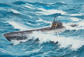 laivu modeliai - Revell German Submarine TYPE VII C/41 Atlantic Version 1:144 05100 - 2 nuotrauka