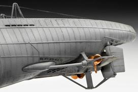 laivu modeliai - Revell German Submarine TYPE VII C/41 Atlantic Version 1:144 05100 - 7 nuotrauka