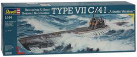 laivu modeliai - Revell German Submarine TYPE VII C/41 Atlantic Version 1:144 05100 - 8 nuotrauka