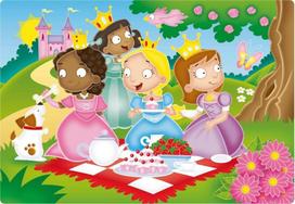 12 18 - Ravensburger Waterproof Plastic Puzzle Princess Friends 12pcs 05612 - 2 nuotrauka