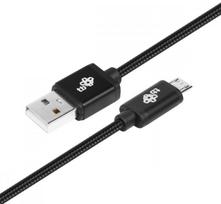 micro usb to - TB Cable Micro USB / USB 1.5m Black - 2 nuotrauka