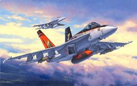 revell konstruktoriai - Revell F/A-18E Super Hornet 1:144 03997 - 2 nuotrauka