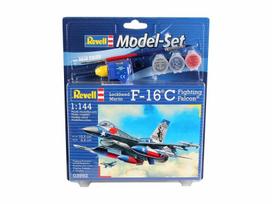revell konstruktoriai - Revell Model Set F 16C USAF 1:144 63992R - 4 nuotrauka