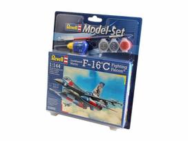 revell konstruktoriai - Revell Model Set F 16C USAF 1:144 63992R - 5 nuotrauka