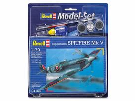 revell konstruktoriai - Revell Model Set Supermarine Spitfire MkV 1:72 64164R - 3 nuotrauka
