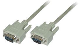 vga cable - LogiLink Cable VGA / VGA Grey 10m - 1 nuotrauka