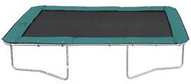 batuto tinklas 426 cm - Evelekt Trampoline 423x274cm Green 19415 - 2 nuotrauka