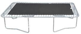 batuto tinklas 426 cm - Evelekt Trampoline 423x274cm Green 19415 - 3 nuotrauka