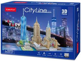CubicFun City Line New York City 3D 123pcs MC255h
