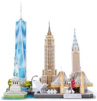 cubicfun 3d puzzle - CubicFun City Line New York City 3D 123pcs MC255h - 2 nuotrauka