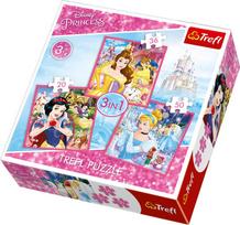 Trefl 3-In-1 Puzzle Disney Princesses 34833