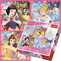 princessia - Trefl 3-In-1 Puzzle Disney Princesses 34833 - 5 nuotrauka