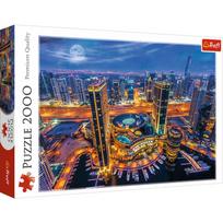 puzzle 2000 - Trefl Puzzle Lights of Dubai 2000pcs 27094 - 1 nuotrauka