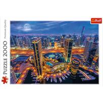 puzzle 2000 - Trefl Puzzle Lights of Dubai 2000pcs 27094 - 2 nuotrauka