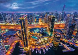 puzzle 2000 - Trefl Puzzle Lights of Dubai 2000pcs 27094 - 3 nuotrauka