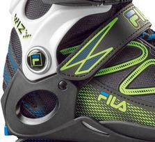 fila rieduciai - Fila Wizy Black/Lime M 32-35 - 3 nuotrauka