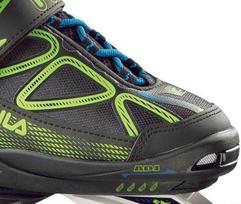 fila rieduciai - Fila Wizy Black/Lime M 32-35 - 4 nuotrauka