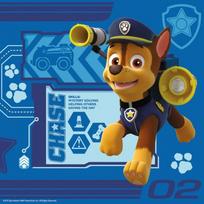 paw patrol rubble - Ravensburger Puzzle Paw Patro Rubble, Marshall And Chase 3in1 07057 - 3 nuotrauka
