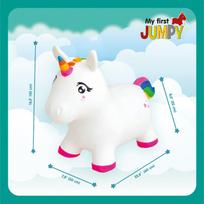 vienaragis zaislas - Gerardos Toys My First Jumpy Unicorn 44207 - 6 nuotrauka